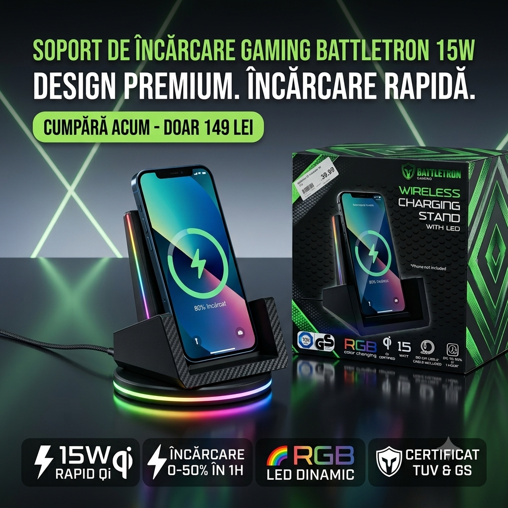 Suport încărcare telefon Wireless